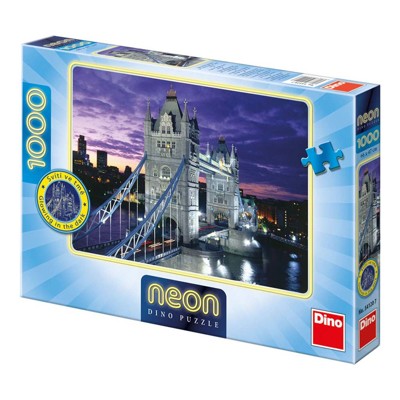 Puzzle Neon - Tower Bridge (1000 dílků)