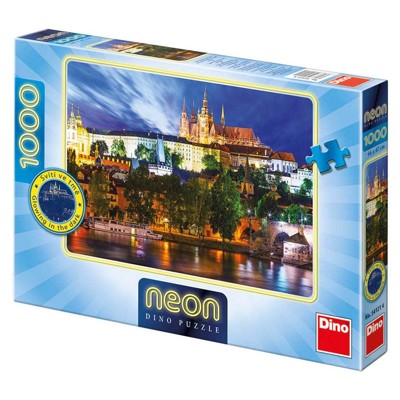 Puzzle Neon - Letní noc v Praze (1000 dílků)