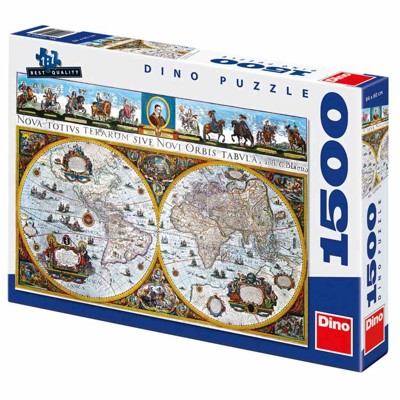 Puzzle - Historická mapa (1500 dílků)