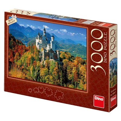 Puzzle - Neuschwanstein na podzim (3000 dílků)