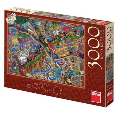 Puzzle - Bláznivá jízda (3000 dílků)
