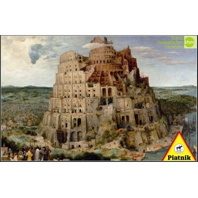 Puzzle - Bruegel: Babylonská věž (1000 dílků)
