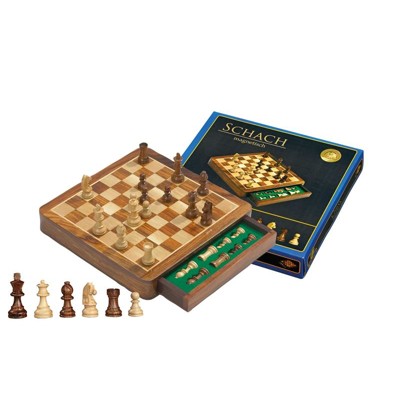Šachy dřevěné - magnetické, 30 mm