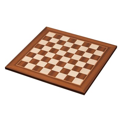 Šachovnice dřevěná - London, hnědá - 50 mm
