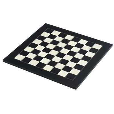 Šachovnice dřevěná - Paris, černá - 60 mm