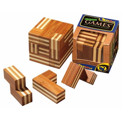 Bambusový hlavolam - Soma Cube