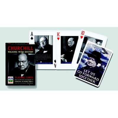 Poker karty W. Churchill