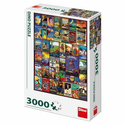 Puzzle - Plakáty z cest (3000 dílků)