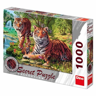 Puzzle Secret collection - Tygři (1000 dílků)