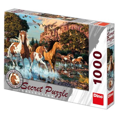 Puzzle Secret collection - Koně (1000 dílků)