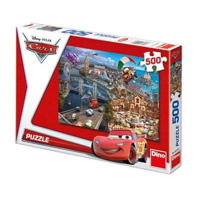 Puzzle - Cars 2: Letem světem (500 dílků)