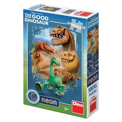 Puzzle XL Neon - Hodný dinosaurus (100 dílků)