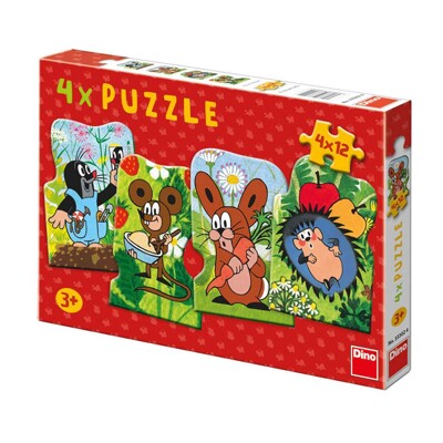 Puzzle - Krteček 4 v 1