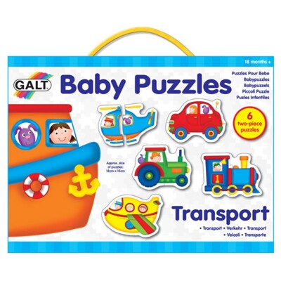 Puzzle pro nejmenší - Dopravní prostředky 2.