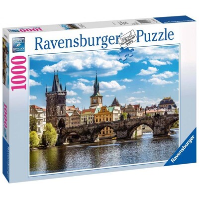 Puzzle - Praha - Pohled na Karlův most (1000 dílků)