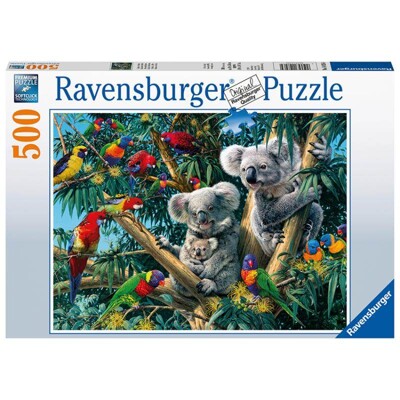 Puzzle - Koaly na stromě (500 dílků)