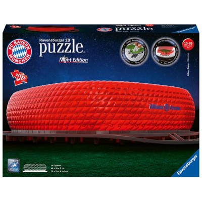 Puzzle 3D - Allianz Arena (Noční edice) (162 dílků)