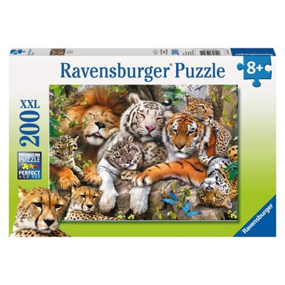 Puzzle XXL - Velká kočka (200 dílků)