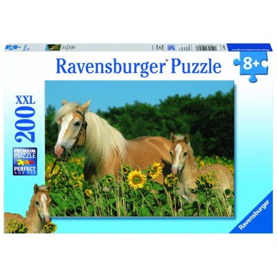 Puzzle XXL - Koňské štěstí (200 dílků)
