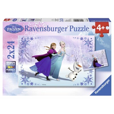 Puzzle -  Ledové království (2 x 24 dílků)