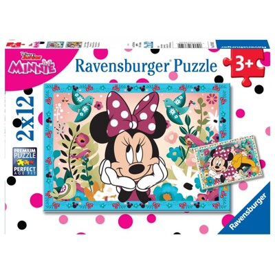 Puzzle - Disney Minnie (2 x 12 dílků)