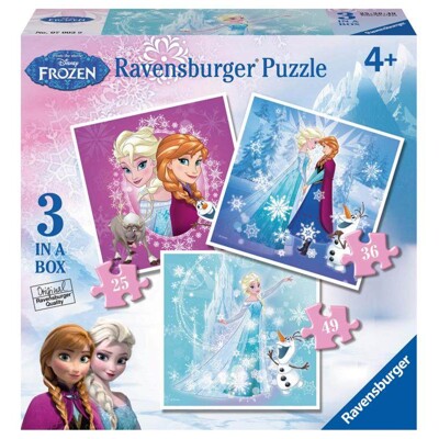 Puzzle - Disney Ledové království (25/36/49 dílků)