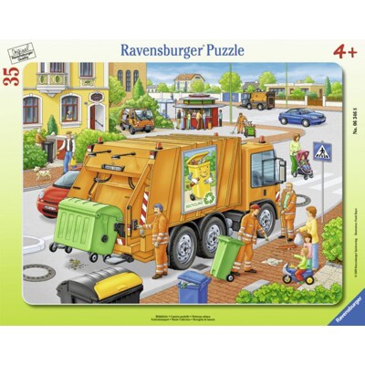 Puzzle - Odvoz odpadu (35 dílků)