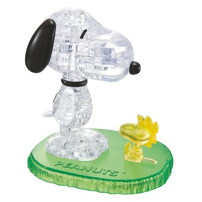 3D Crystal puzzle - Snoopy a Woodstock (41 dílků)