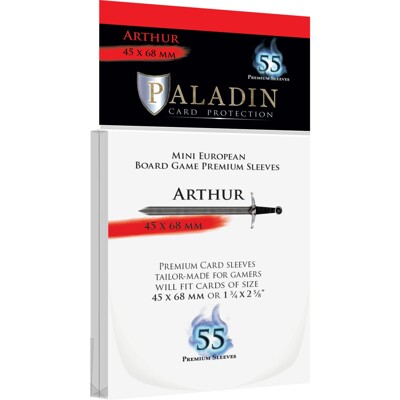 Obaly na karty - Paladin Arthur: Mini European 45x68 mm (55 ks)