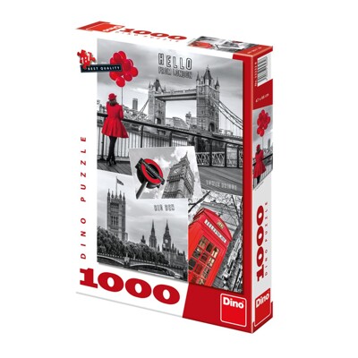 Puzzle - Londýn koláž (1000 dílků)