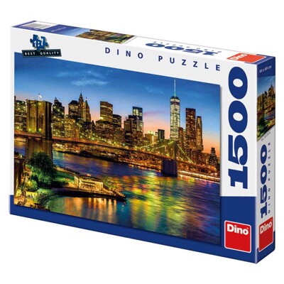 Puzzle - Pohled na Brooklynský most (1500 dílků)