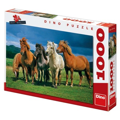 Puzzle - Islandští koně (1000 dílků)