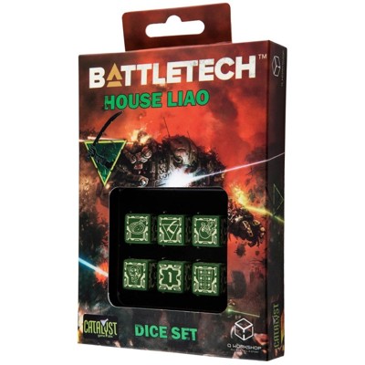 BattleTech: House Liao D6 Dice set