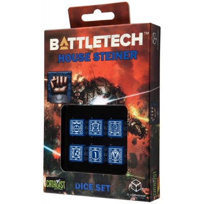 BattleTech: House Steiner D6 Dice set