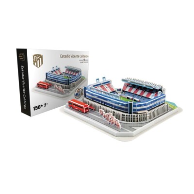Nanostad: 3D puzzle fotbalový stadion SPAIN - Vicente Calderon (Atletico de Madrid)