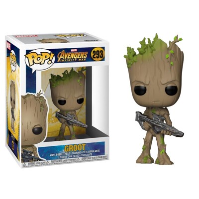 Funko POP: Marvel: Infinity War - Groot with Blaster