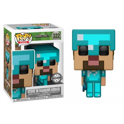 Funko POP: Minecraft - Steve with Diamond Armor - Exclusive