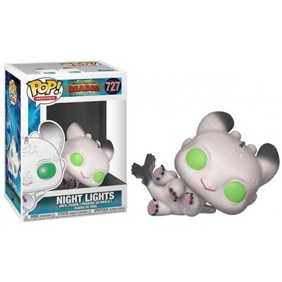 Funko POP: How to Train Your Dragon 3 - Night Lights (bílá)