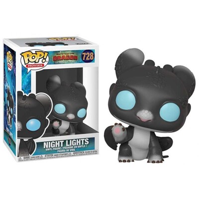 Funko POP: How to Train Your Dragon 3 - Night Lights (černá 2)