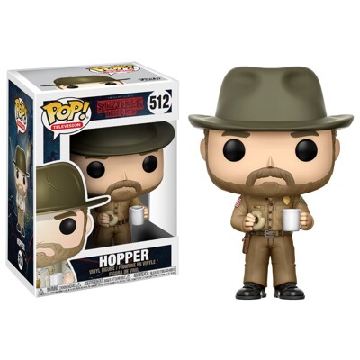 Funko POP: Stranger Things - Hopper with Donut