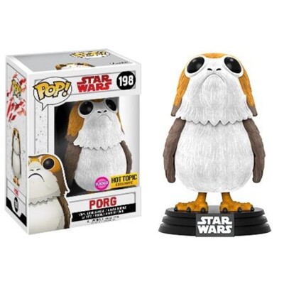 Funko POP: Star Wars: The Last Jedi - Porg Flocked (exclusive special edition)