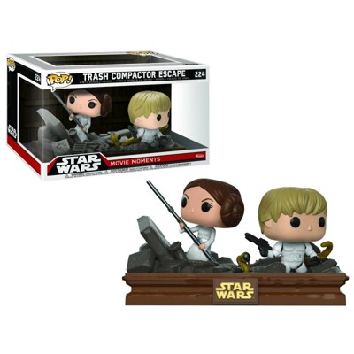 Funko POP: Movie Moments Star Wars: Luke & Leia Trash Compactor (Limited)