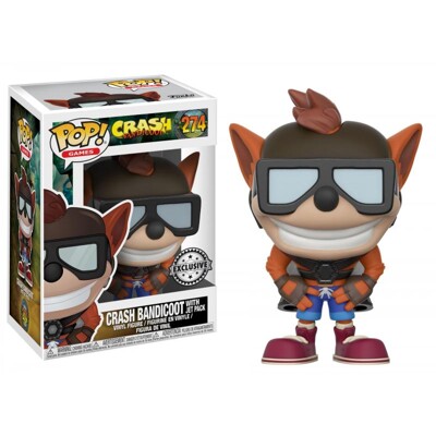 Funko POP: Crash Bandicoot - Crash Bandicoot with Jet Pack (Exc) (CC)