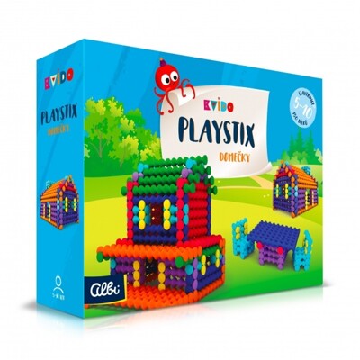 Kvído - Stavebnice Playstix - domečky 150 dílků