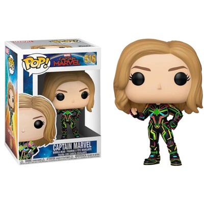 Funko POP: Marvel: Captain Marvel - Captain Marvel with Neon Suit