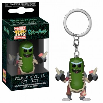 Funko POP: Keychain Rick & Morty - Rick in Rat Suit