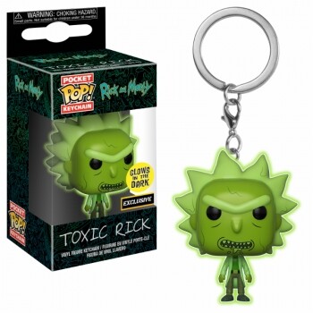 Funko POP: Keychain Rick & Morty - Toxic Rick GITD