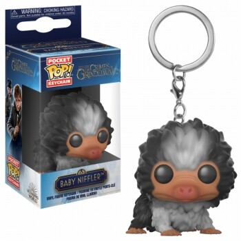 Funko POP:  Keychain Fantastic Beasts 2 - Baby Niffler (Black/White)