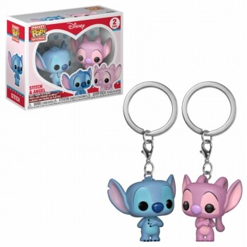 Funko POP: Keychain 2PK - Stitch & Angel