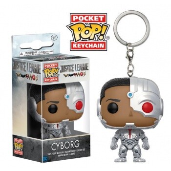 Funko POP: Keychain Justice League - Cyborg